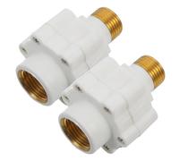 NUOBESTY Accesorios Segura Eléctricos Antifugas Calentadores en para de Agua 2 y Protección Material Abs y Metal, Pack Piezas para Reparación Solares Baños