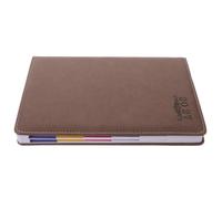NUOBESTY Daily Planner Calendar 2027, Agenda Académica Diaria, Papel, Marrón, A5, Página por Día, Numeración de Semanas y Días, para Estudiantes y Trabajadores