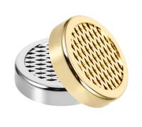 NUOBESTY Humidificador para Cigarros, Humidificador Redondo de Abs y Esponja 2 Piezas Conservación de Humedad, Portátil, para Viaje y Uso en Casa