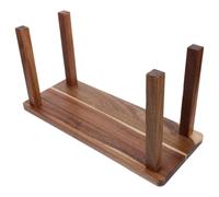 NUOBESTY Organizador de Mesa de Madera Maciza para Estudio y Salón | Textura Natural y Superficie Lisa, Soporte Estable y Fiable, Organización Versátil para Escritorio y Hogar