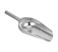 NUOBESTY Pala para Hielo de Acero Inoxidable 30 X 13 Cm, Cuchara Recogedora Multiusos para Granos, Arroz y Harina, Utensilio Resistente para Cubitos de Hielo, Uso en Fiestas, Buffets