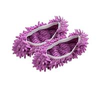 NUOBESTY Pantuflas de Fibra de Microfibra Antideslizantes y Resistentes al Desgaste, Pack de 6 Unidades para Limpieza del Hogar para Uso en Casa