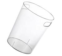 NUOBESTY Papelera de Oficina con Asa PET Diseño Simple para Hogar | Gran Capacidad, Fácil de Usar y Guardar, Resistente, para Escritorio y Salón en Casa