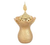NUOBESTY Portavelas con Diseño Floral Soporte Elegante y Resistente de Resina para Decoración de Escritorio para Velas Decorativas el Hogar