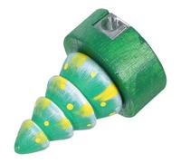 NUOBESTY Sacapuntas de Escritorio en Forma de Árbol de Navidad Verde, Madera y Metal, Afilado y Diseño Compacto para Escuela y Aula