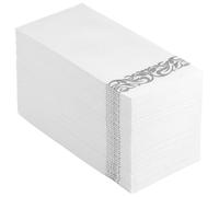 NUOBESTY Servilletas Desechables para Fiesta de Bodas Diseño Grueso y Seguro, 25 Piezas de Pulpa de Madera Elegantes para Mesa de Comedor y Entretenimiento Diario