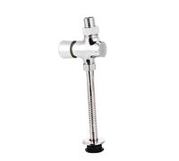 NUOBESTY Válvula de Descarga para Urinario Botón de Mano, Material de Hierro, Color Plata, Diseño Moderno, sin Olor Peculiar, Adecuado para Baño y Lavabo