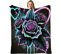 Nuphtun Manta de Franela Grande 200x200 cm, Rosa Gris, AQ4288 | Ligera y cálida, para Cama Sofá o Oficina, para Adultos Mascota Infantil, Fácil de Cuidar, Regalo Ideal para La Familia