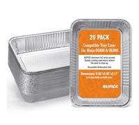 NUPICK Paquete de 20 forros de bandeja de grasa para Ninja OG850/OG951