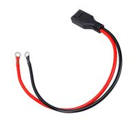 Nurnesy 50A 8AWG Cable de Batería Extra de Repuesto con 2x8AWG | Cableado de Cobre para EcoFlow 2, 2 Max, 3, 3 Plus, WAVE 3, 0.5 M, 1,64 Ft