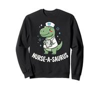 Nurse-a-Saurus Enfermera T-Rex Enfermería T-Rex Lindo Sudadera