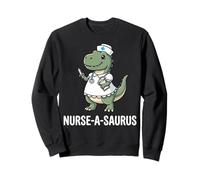 Nurse-a-Saurus Enfermera T-Rex Enfermería T-Rex Lindo Sudadera