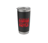 Nurse Be Kind For Everyone You Meet Is Fighting A Battle Vaso térmico de acero inoxidable de doble pared