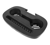 NUSITOU Bandeja Portavasos Espacio Adecuado de Plástico para Silla Portátil Negro y Multiuso Adecuado para Camping y Uso Diario