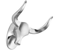 NUSITOU Gancho de Pared Estilo Vintage Cabeza de Toro para Baño y Salón, Colgador Innovador sin Taladro, Gancho Resistente para Ropa y Sombreros