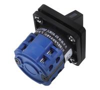 NUSITOU Interruptor de Cambio de Leva de 2 Posiciones Material Cobre y Abs 8 Terminales, Control Motor 550v/20a para Transferencia y Selección Industrial