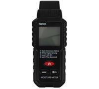 NUSITOU Medidor Pantalla Lcd Retroiluminada Apagado Automático de Humedad Digital Portátil Plástico Ligero para Madera y Paredes Adecuado para Construcción y Suelos