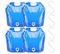 NUTKIT 2 Pcs 10L Bolsa de Agua Plegable,Bidón de Agua Plegable con Grifo