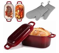 Nutrichef Bandeja para pizza, 33 cm, Mango de silicona, Sartén redonda antiadherente, Acero con agujeros perforados
