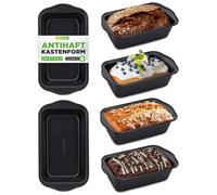 NutriChef, juego de 6 moldes para pan – Moldes premium antiadherentes para hornear, aptos para uso alimentario