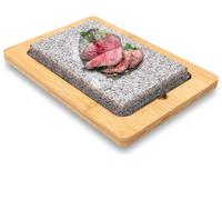 NutriChef: Piedra caliente, piedra de lava para cocinar filetes, barbacoas y carne a la parrilla