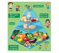 Nutrition Poster Food Pyramid