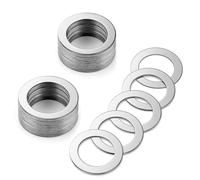Nuts OT nuts 60 arandelas ultrafinas M14 x 20 x 0,3 mm, acero inoxidable 304, arandelas de carrocería, M14, arandelas redondas, arandelas de seguridad para tornillos, perno tuerca