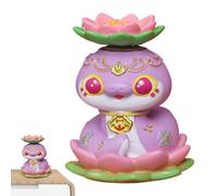 Nuyhgtr 2025 Year of The Snake Miniature Figuras de dibujos animados Snake Escultura Mesa Colectible, Miniatura China Snake Figurines 2025 Year of The Snake Sculpture, Tabletop Ornaments for Home
