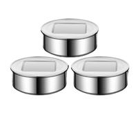 Nuyhgtr Magnetic Containers, Stainless Steel Seasoning Tins, Kitchen Magnetic Jars, Jar Organizer, Refrigerator Seasoning Storage, Stainless Steel Container, Magnetic Salt Tins