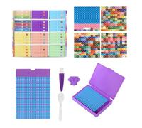 Nuyhgtr Rhinestone Painting Storage, Art Containers with Trays & Stand, Gem Craft Organizer Box for Men, Women, Boys, Girls, Youth, and Teens, Accessories Kit