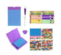 Nuyhgtr Rhinestone Painting Storage, Art Containers with Trays & Stand, Gem Craft Organizer Box for Men, Women, Boys, Girls, Youth, and Teens, Accessories Kit