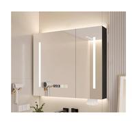 nviusdSJ Espejos de baño, Adecuado for baños domésticos, de Apartamentos, Habitaciones Hotel y Otros escenarios(Black,60 * 70cm/23.6 * 27.5in)