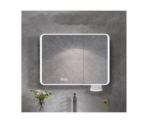 nviusdSJ Espejos de baño, Adecuado for baños Minimalistas Modernos, Apartamentos, suites de Hotel y dormitorios(80 * 70cm/34.5 * 27.5in)