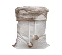 NVOQILIN Bolsa de Navidad grande aterciopelada reutilizable para envolver y decoración de fiestas de vacaciones