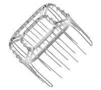 NVOQILIN Juego de 28 brochetas de kebab y estante de acero inoxidable para freidoras de aire, parrilla en casa, cocina, barbacoa, cocina de aire