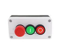 NVVVNX CAROLINA DEL NORTE Parada de emergencia NO Estación de interruptor de botón verde rojo 600V 10A (Color : Fuhao)