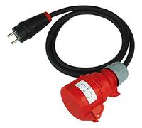 NWP Adaptador de Prueba Schuko Macho a 16 A CEE Hembra de 5 Pines para DGUV V3 VDE 0701/0702 - 1,5 m Cable de conexión - Accesorios para Instrumentos de medición y Equipos de Prueba