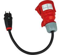 NWP Adaptador de Prueba Schuko Macho a 32 A CEE Hembra de 5 Pines para DGUV V3 VDE 0701/0702 - Accesorios para Instrumentos de medición y Equipos de Prueba