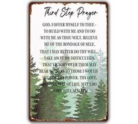 NWPNLXEA Reflective and Encouraging Quote Vintage Metal Tin Sign for a Peaceful Corner Home Library Office Wall 8 X 12 in