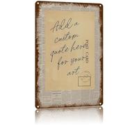 NWPNLXEA Retro York City Postcard Aluminum Metal Sign Vintage Style Wall-Art for Living Room Bar 8 X 12 in