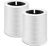 NXBHG Filtro de repuesto Core 600S compatible con Levoit Core 600s, filtro HEPA 3 en 1 de alta eficiencia y filtro de carbón activado, parte #Core 600S-Rf, paquete de 2, blanco.