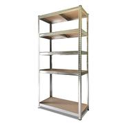 Nyana Home | Estantería Metálica Galvanizada 875kg | 5 Baldas | Medidas 180 x 90 x 40cm | Garaje Oficina Despensa