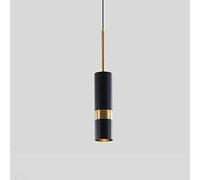 NZDY Lámpara Colgante de Tubo Largo Cilíndrico Led de 5 W, Ajustable Hacia Arriba Y Hacia Abajo, Kit de Iluminación Colgante, Luz de Isla de Cocina, Lámparas de Techo Colgantes de Aluminio, Lámpara C