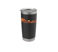 Oak Island Carolina del Norte Estilo de vida Vaso térmico de acero inoxidable de doble pared