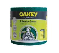 OAKEY Lijado Roll Liberty Green Extra Grueso 40G 115mm x 5m OAK30395