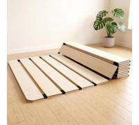 OAKVYNE Somier De Madera Maciza con Listones, Plegable, para Cama Y Sofá | Plataforma Horizontal Resistente Para Colchón, Compatible Con Cama Individual Y Doble(190*120cm/74.8*47in)
