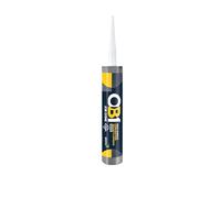 OB1 Sellador y adhesivo de construcción multisuperficie, excelente resistencia química, resistente al agua, resistente a la intemperie, color: blanco