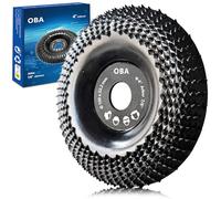 OBA Muela Amoladora 100mm, Discos Madera Amoladora Discos para Amoladoras Angulares de Carburo de Tungsteno,molienda tallado