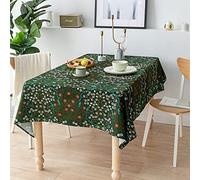 Obal William Morris - Mantel de diseño original para mesas rectangulares, tela de poliéster lavable, decoración de cocina, comedor al aire libre, lavable, 102 x 60 pulgadas (Blackthorn)