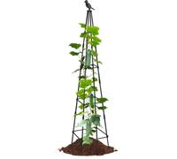 Obelisco de jardín Enrejado Altura ajustable Marco vertical | Enrejado de jardín de 160 cm para plantas trepadoras para enredaderas, pepinos, clemátides, plantas trepadoras